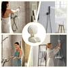 Shower Head Holder Wall Mount Vacuum Suction Bathroom Shower Head Holder Movable Adjustable Shower Grip Mount No Punching