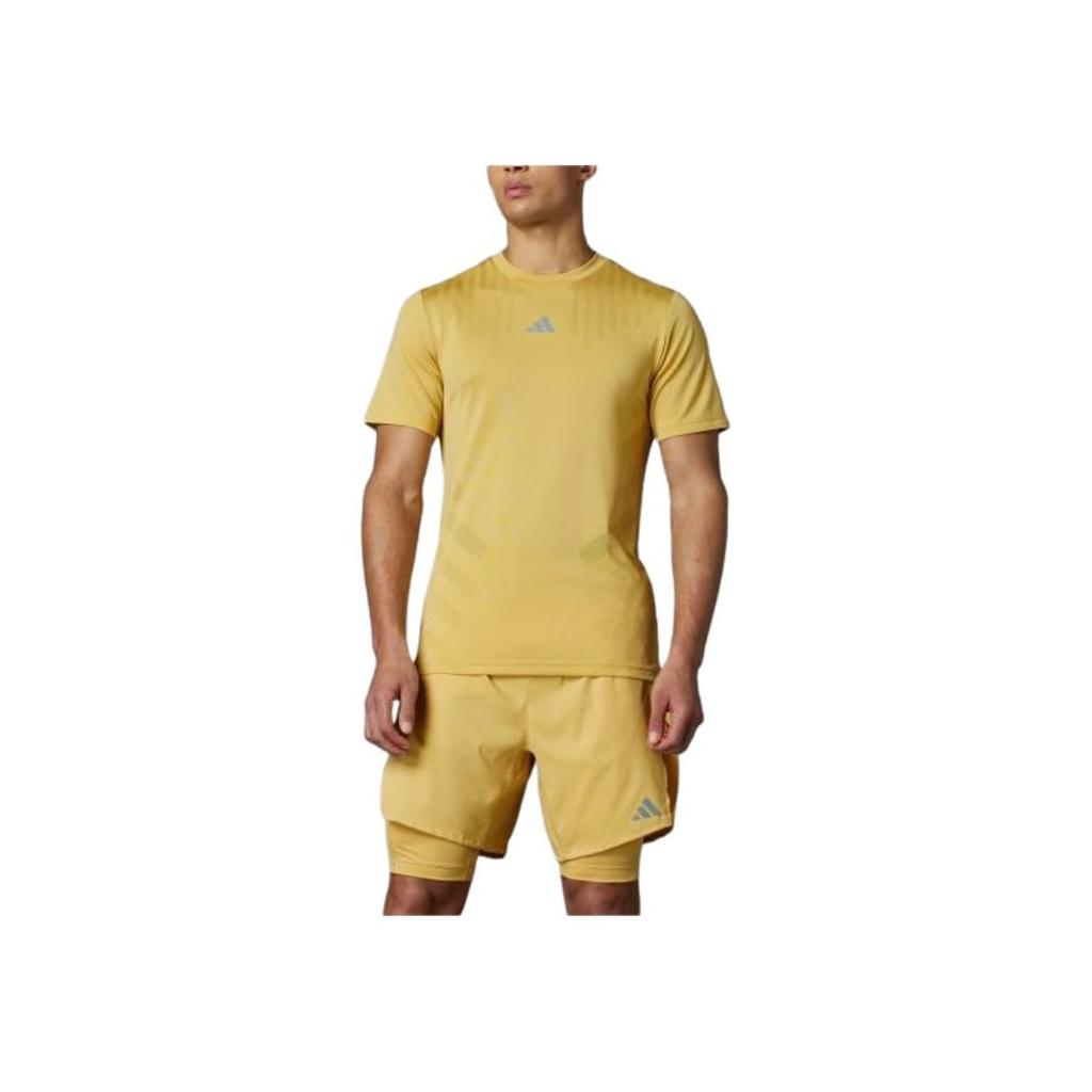 adidas HIIT Airchill Trainingsshirt Hafer Herren Streetwear IS3731