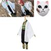 Costum Cosplay Premium Demon Slayer Kimetsu No Yaiba Sabito Stilat Kimono Respirabil