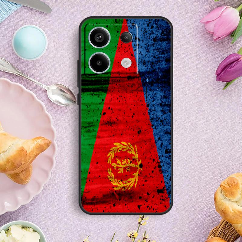 Eritrea Flag Case For Xiaomi Redmi Note 15 Pro Plus 10 11 12 13 14 Pro Cover For Redmi 14C 15C 12C 10C 13C