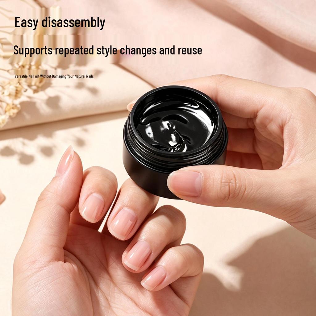 Solid Gel Nail Tips Glue for Adhesive Wearable Nails