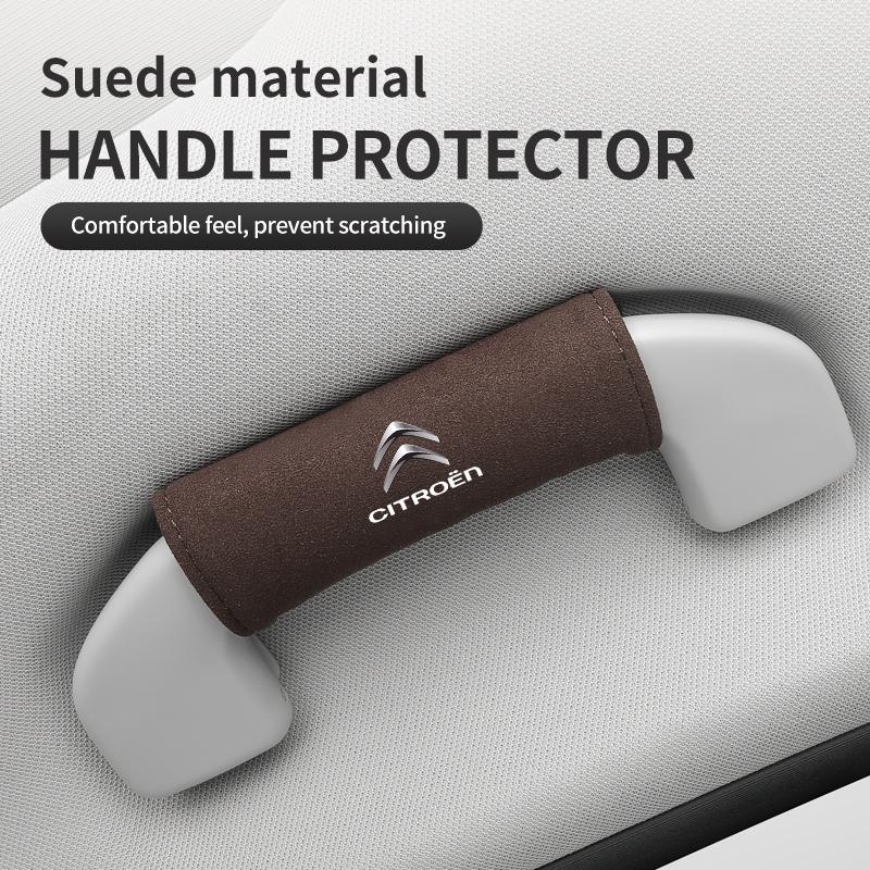 Auto Innen Dachgriff Abdeckung Wildleder Dachhaltegriff Griff für Citroen C3 C4 C5 C1 C2 Berlingo Celysee Xsara Picasso Zubehör