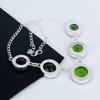 Beautiful Peridot Gemstone Handmade 925 Sterling Silver Necklace, Peridot  Silver Necklace For Wife, Unisex Necklace Wadding Gift