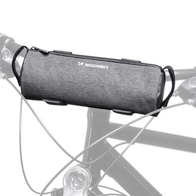 Thermal Bicycle Bottle Bag Attached To the Frame or Handlebar 07L Gray