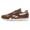 Classic Nylon Retro Comfortable Fabric Leather Low Top Casual Running Shoes Men Sneakers Brown White 100033811