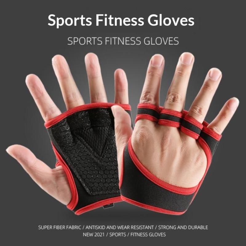 Hand Palm Protector Gym Fitness Gloves Bodybuilding Workout Power Weight Lifting Training Gloves Dumbbell Grips Pads