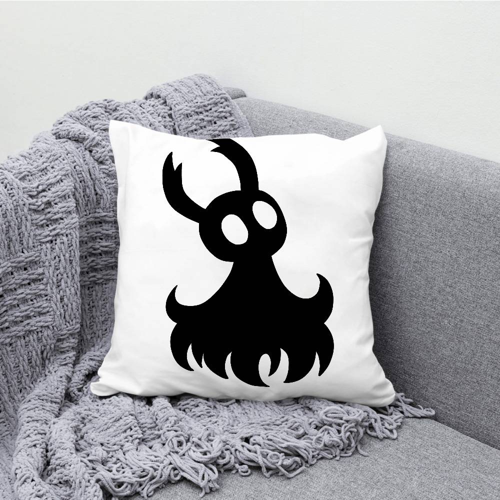 H-Hollow K-Knight Chibi Throw Pillow Case For 45x45cm 55x55cm 30x30cm Square Car Pillowcase Home Bedchamber Decor Gift