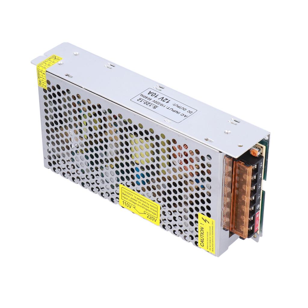 S‑120‑12  ing Power Supply  12V   Input 110VCelsius220V Output 12V 10A for LED Strip Light CCTV Camera