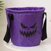Halloween Candy Basket with LED Light Pumpkin Candy Bags for Thanksgiving Party