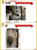 Yellow Anti-Theft Door Handle Torsion Spring for Interior Sliding Doors In Hotels and Bathrooms