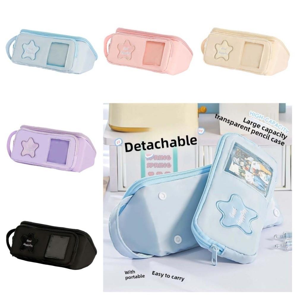 Handheld Korean Pencil Case Multilayer Ins Pencil Pouch Y2K Star Stationery Bag  Stationery Holder