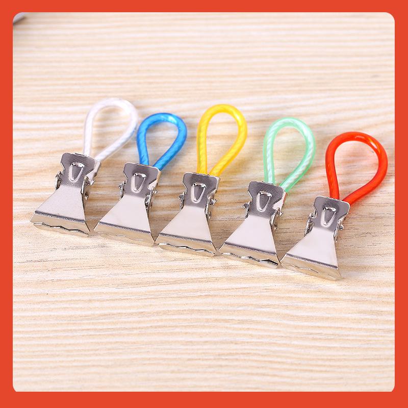 Outdoor Metal & Plastic Towel Clip Set - Beach & Bath Essentials