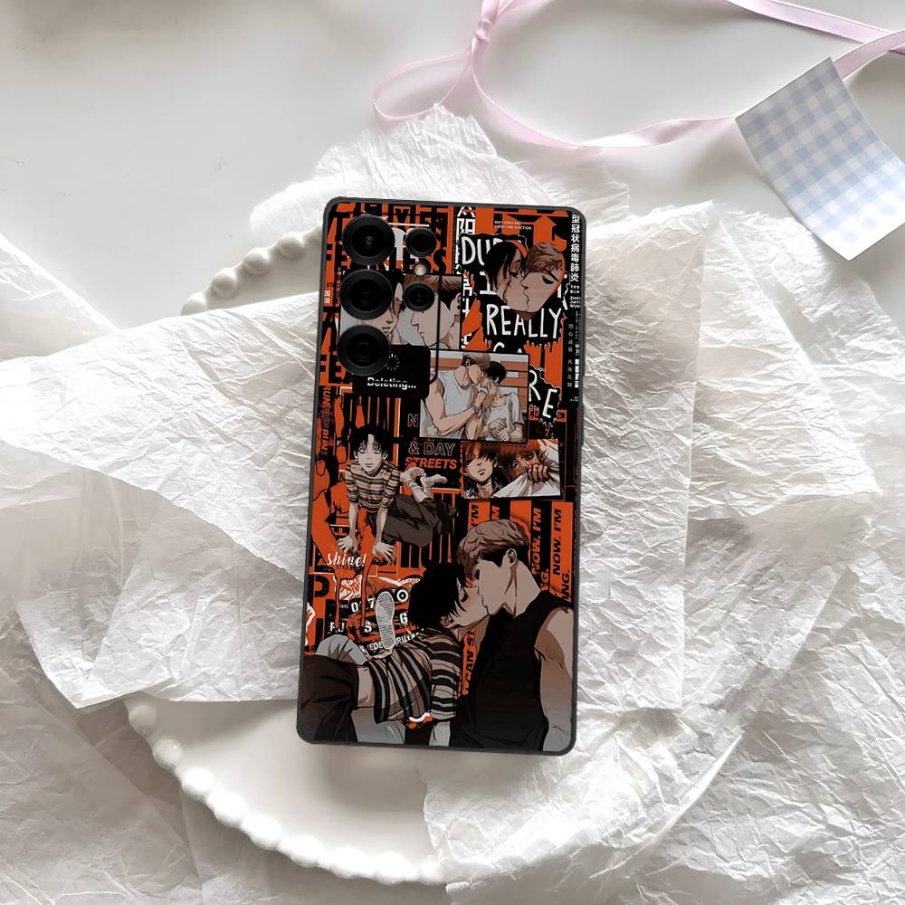 Anime Killing Stalking Phone Case For Samsung S 24 Fe 25 Ultra Plus 20 Lite 21 30 22 23 24 22 Ultra 5G Fundas