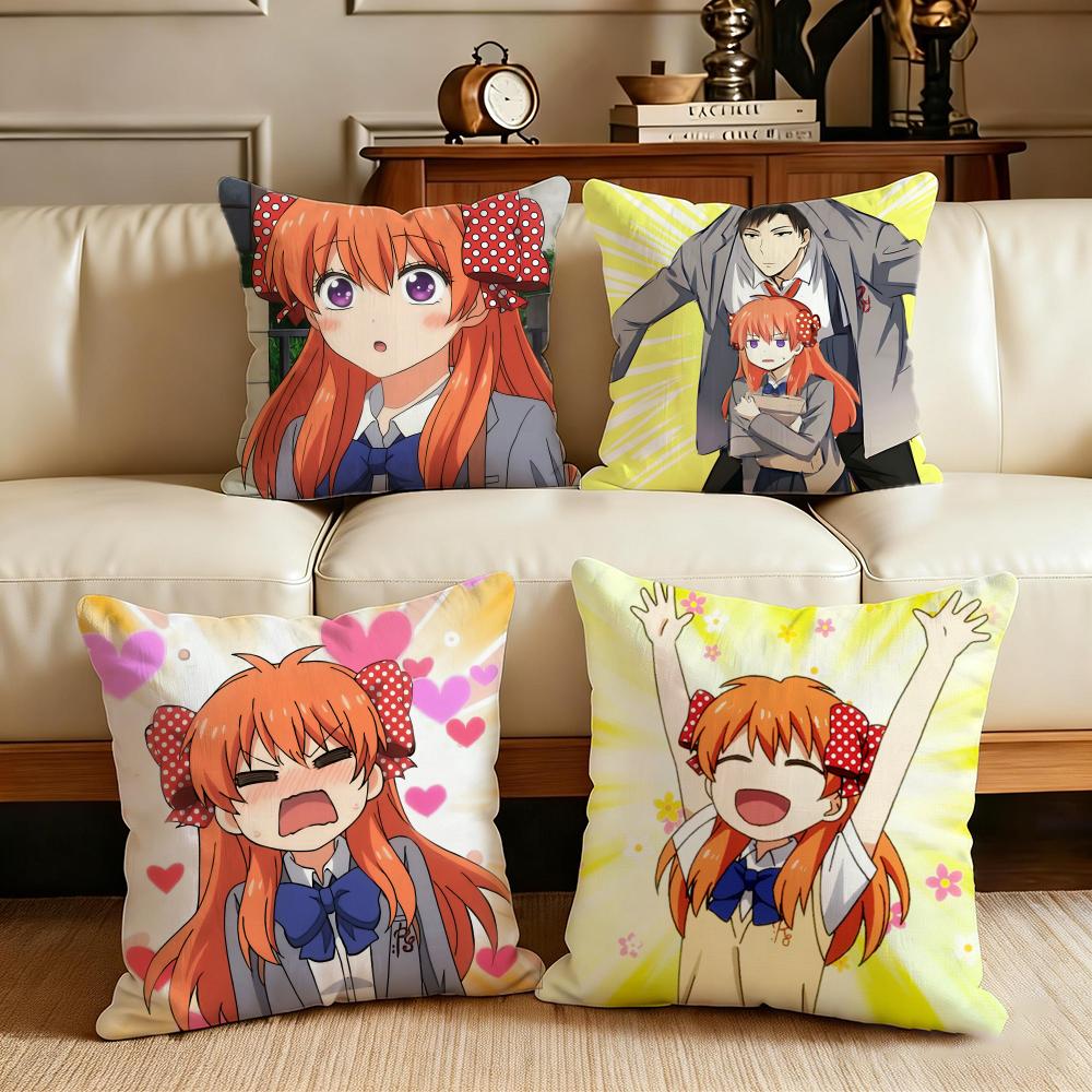 Comedy Monthly Girls Nozakikun Kissenbezug Kissenbezug Set 4 Stück 50x50 45x45 40x40 Kissenbezug Dekorativ Sofa Heimdekoration