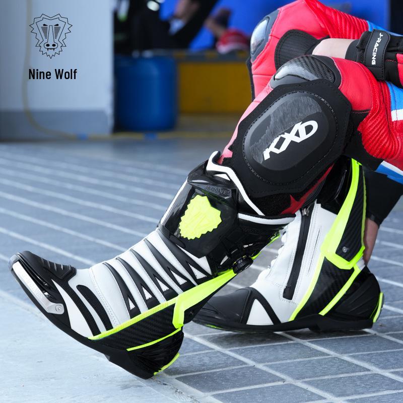 Children`s Nine-Strand Wolf Riding Motorcycle Boots