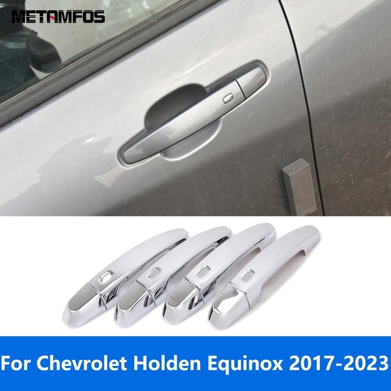 For Chevrolet Holden Equinox 2017-  Chrome Side Door Handle Cover Trim Protection Cap Exterior Accessories Car Styling