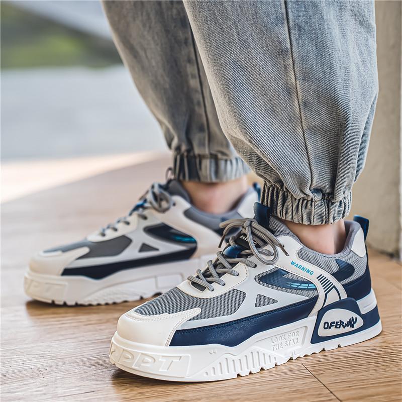 Men Shoes Sneakers Mens Casual Shoes Leisure Luxury Men Walking Shoes Chunky Trend Stakeboard Shoes for Men Sports Running Shoes Male Footwear