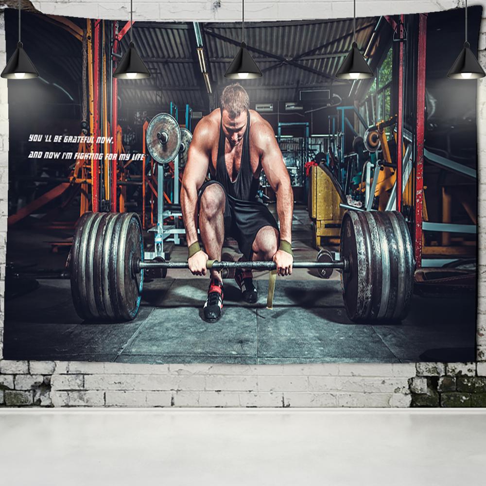 Sexig Muskulös Man Väggbonad Väggupphängning Hippie Tapiz Konst Enkel Mystik Sovrum Sovsal Heminredning Bakgrundsduk