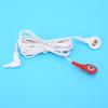 0.09in Electrode Lead Wires 59 Inches 2?In?1 Red White Button Type Electrode Lead Cable