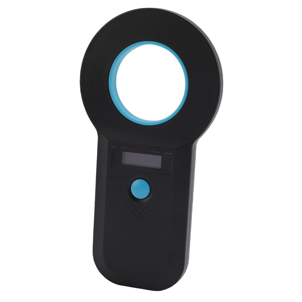 Pet Microchip Scanner Portable Double Frequency USB 15 Digits Pet Microchip Reader Supports for EMID for FDX B Black