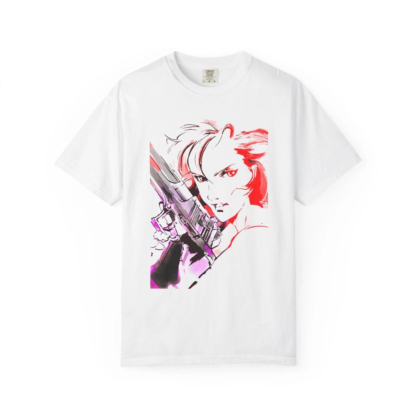 Metal Gear Solid Meryl 100% Cotton T-shirt Mens Tees Top, PlayStation 1, Gaming, Retro 100% Cotton T-shirt Mens Tees Top 4XL