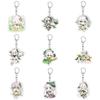 55MM Anime Genshin Impact  Keychain Nahida/Buer/Lesser Lord Kusanali  Key Chain Acrylic Model Plate Christmas Gifts