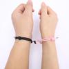 Milan Rope Heart Magnet Couple Bracelets Set for Men and Women