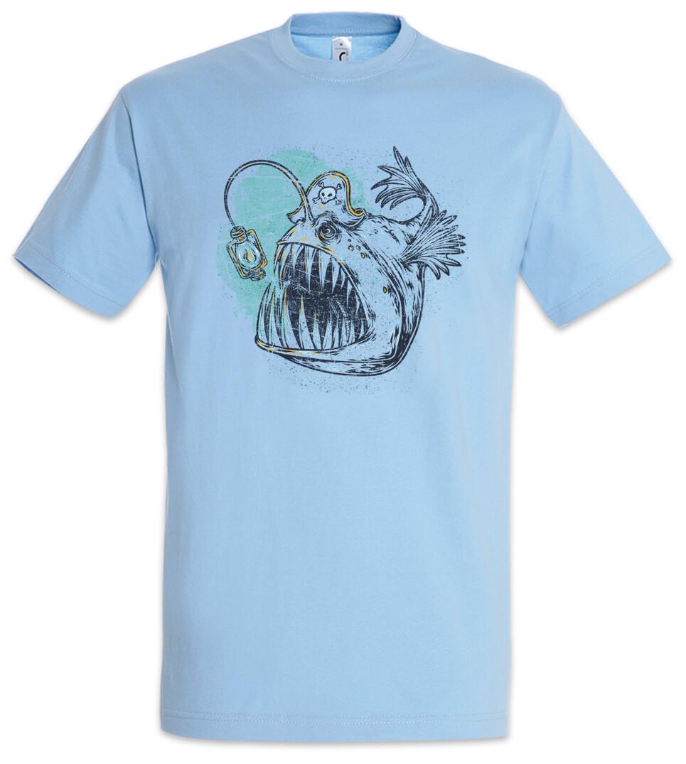 

Sailor Deep Sea Fish T-Shirt Mens Womens Tees Top Diver Diving Sailing Deep-sea Angler Fish Surfer S
