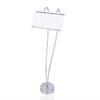 Clips Porte-Cartes de Place pour Repas en Acier Inoxydable Support de Panneau de Bureau Pop Réglable Affichage d'Étiquettes de Prix Porte-Cartes de Nom de Table de Mariage