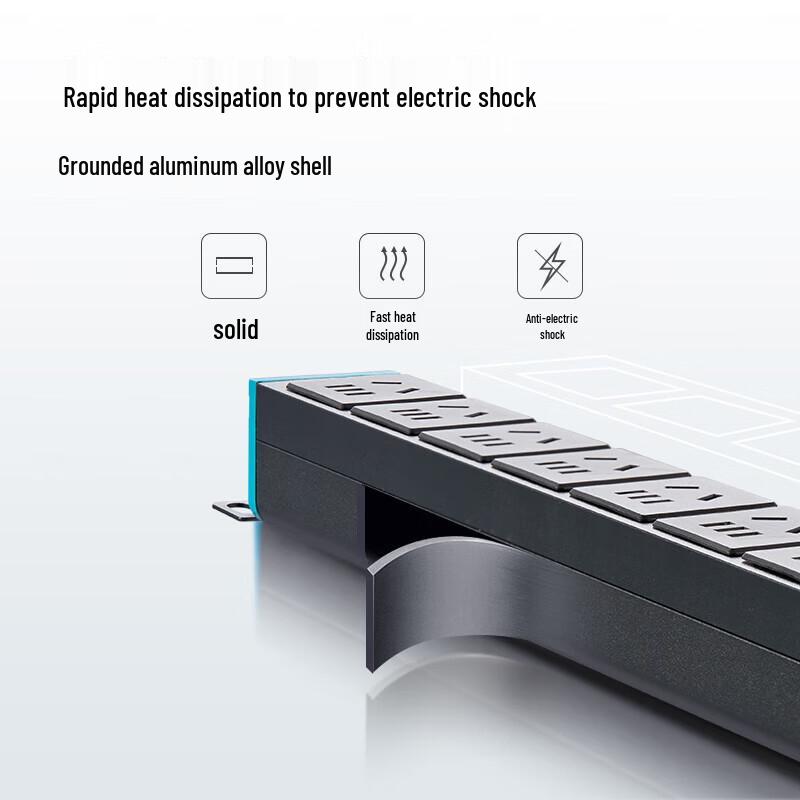 BULL PDU Surge Protector Power Strip CN plug (adapter included)