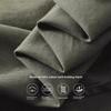 Herren Vintage Armeegrün Gewaschene Baumwollhemdjacke - Schwergewicht, Lockere Passform, Lässige Arbeitskleidung für Frühling und Herbst