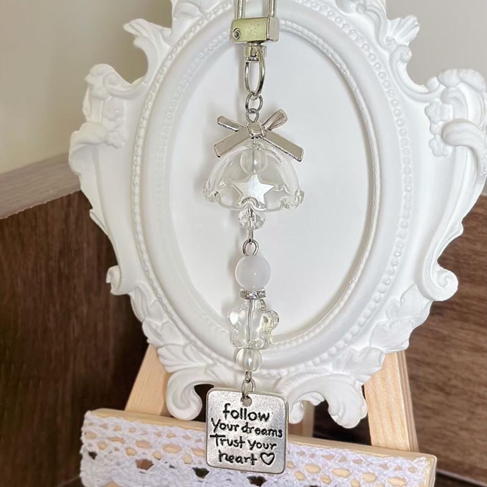 Jellyfish Y2K Jellyfish Mobile Key Chain Sea Shell Fish Phone Charm Keycord Mobile
