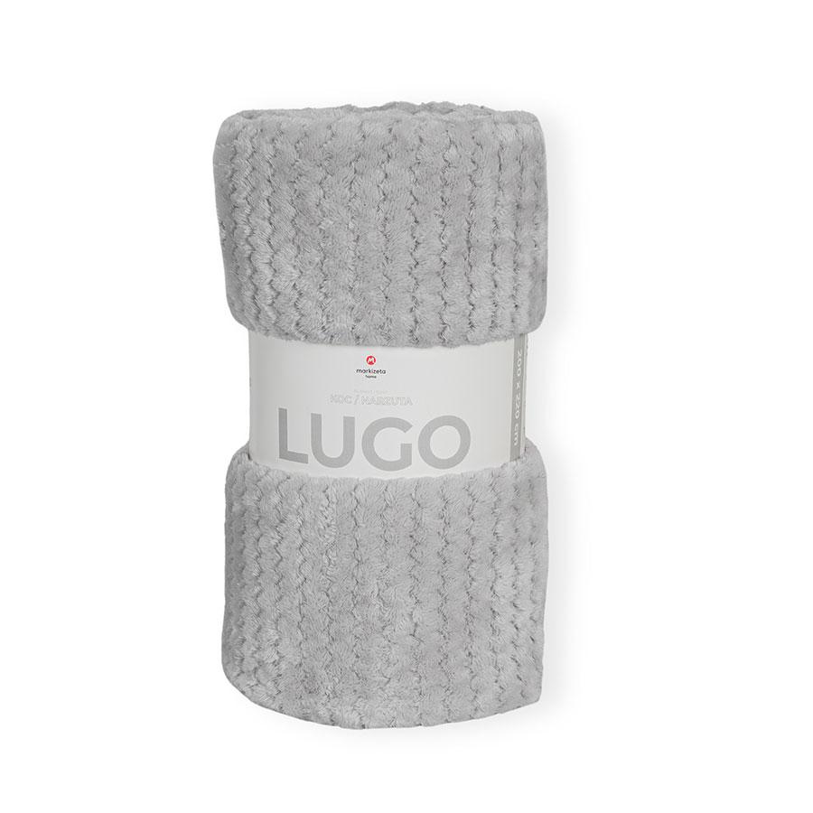 LUGO Decorative blanket - gray - 160x200 cm
