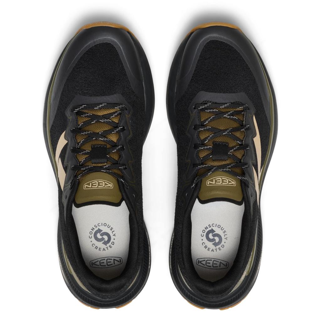 Trekking Shoes WK500 Double K Five Hundred OLIVE Cm [KEEN] Men's BLACK/DARK 26.0