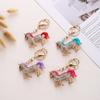 Creative 2026 Year Of The Horse Design Keychain  Keyring Key Chain Accessoreis Female Car Bag Key Holder  Year Gift