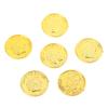 100Pcs/Bag Gold Fake Coins Shining Pirates Plastic Coin Party Currency Toy Game
