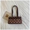 Xeie Thuk Tote Bag Women Velvet Polka Dot Underarm Handheld Daily Commute