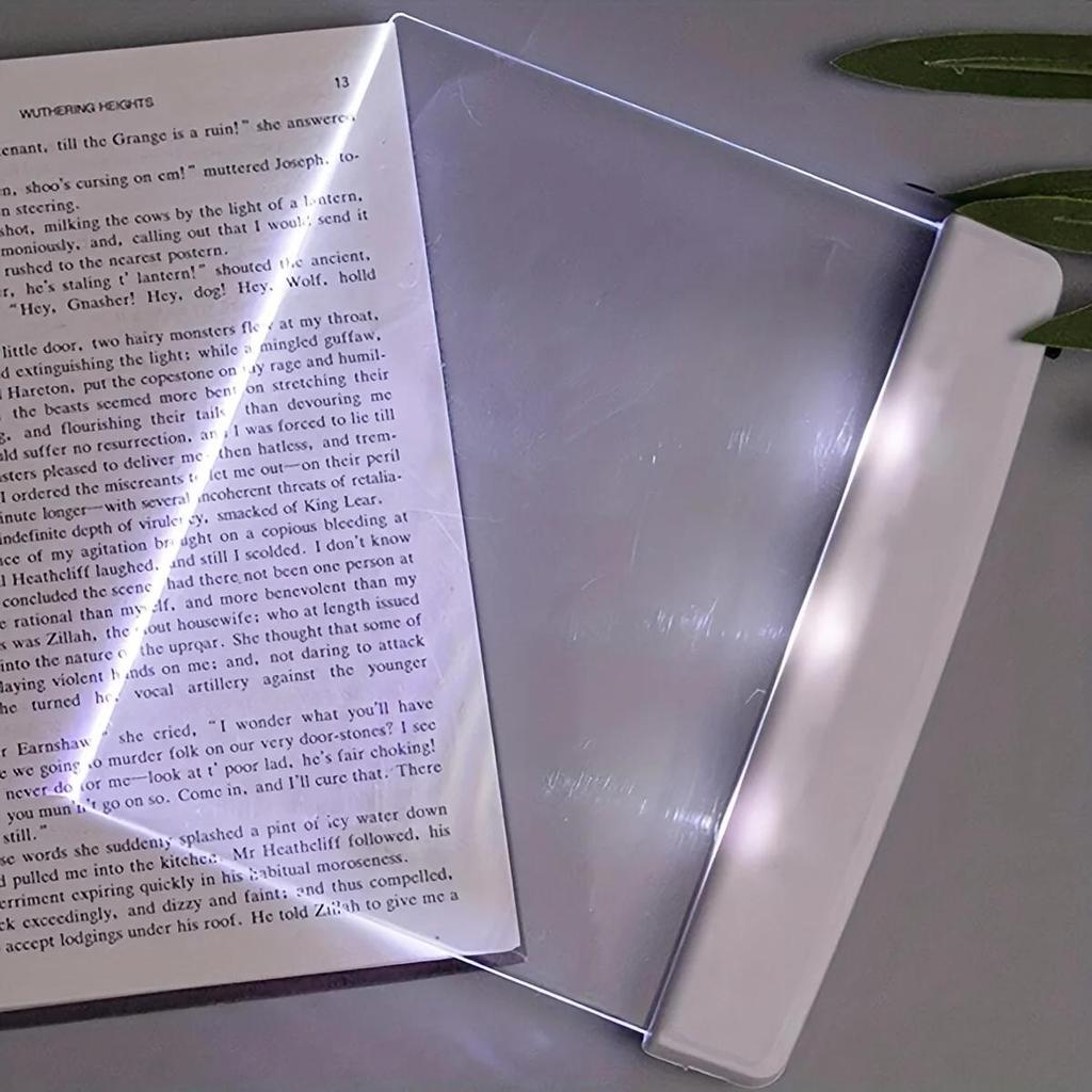 1 Pezzo Pannello LED Piatto Luce da Lettura Visione Notturna, Luce da Lettura Protezione Occhi Luce da Lettura Notturna per Studenti