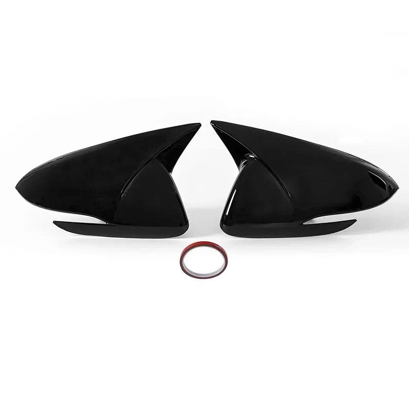 

Bracingo авто крышка бокового зеркала заднего вида автомобиля заднего вида из углеродного волокна для Hyundai Elantra AD 2016 2017 2018 2 шт. Glossy Black