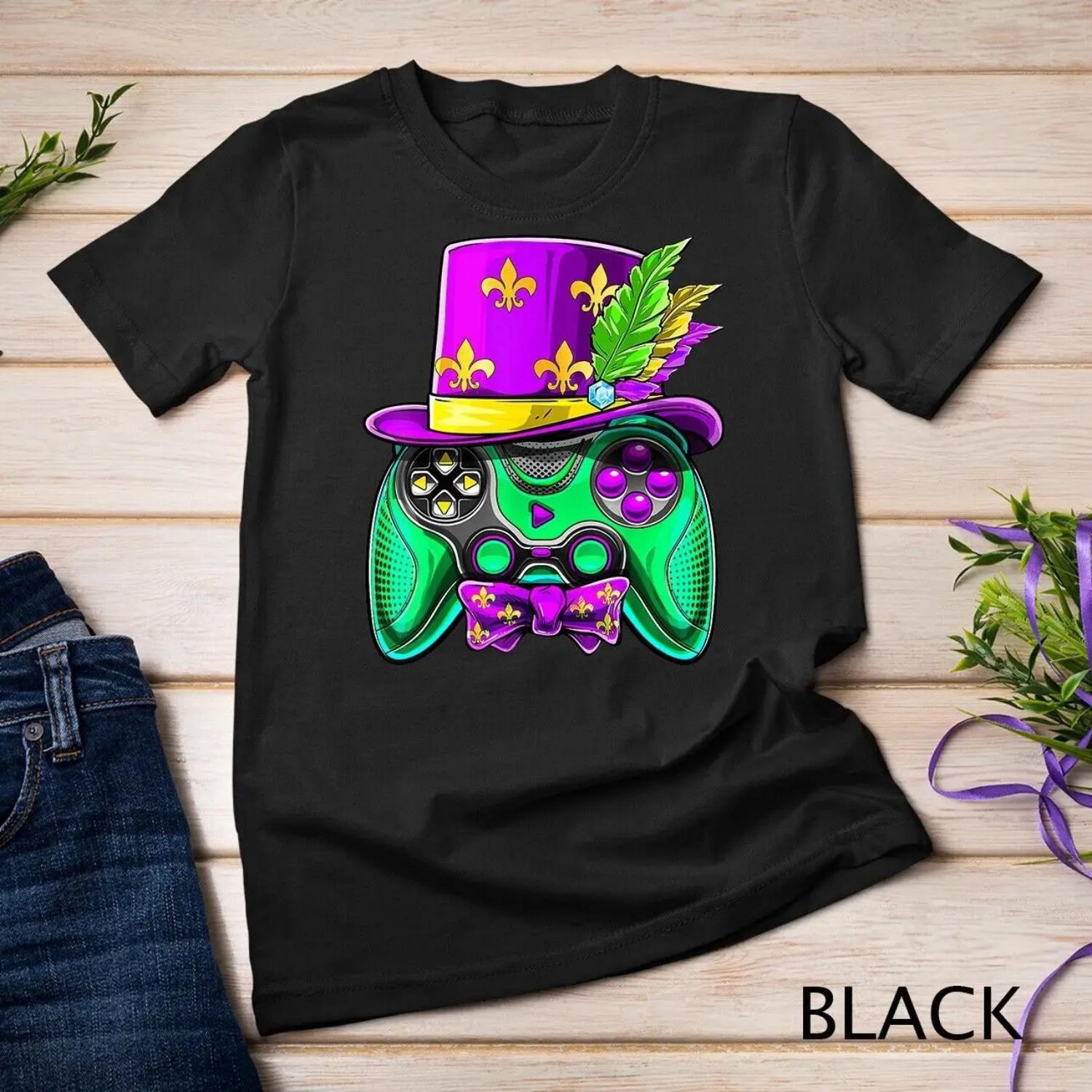 Видеоигра Mardi Gras Контроллер Шляпа шута Костюм Детская Футболка S