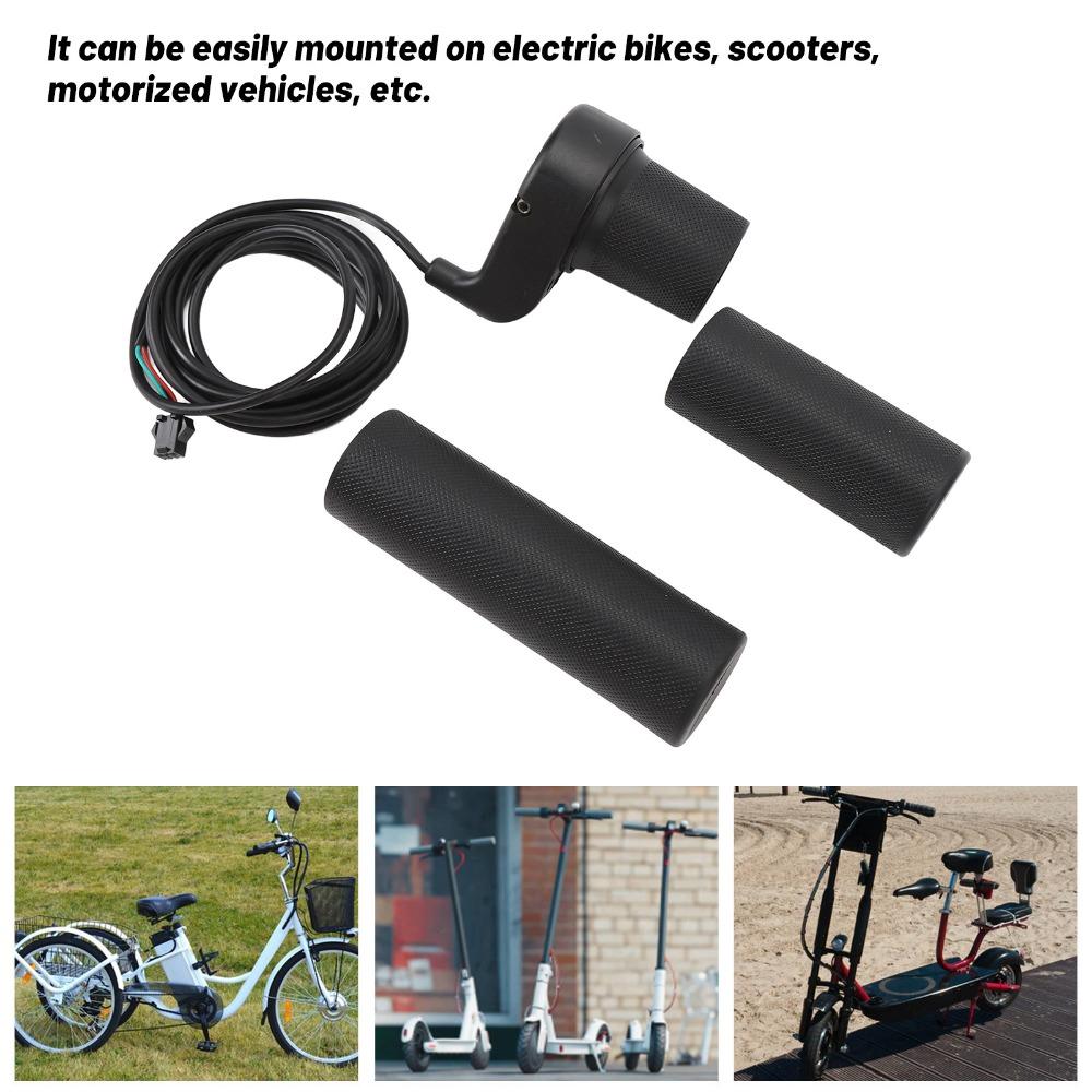 Turn Accelerator Throttle Grip Non Slip Throttle Handle Bar Speed Control Throttle  Electric Bike