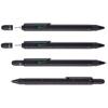 TROIKA Centi Multi-Function Pen with Ruler, Level, and Black/Gold Finish, 1 Count