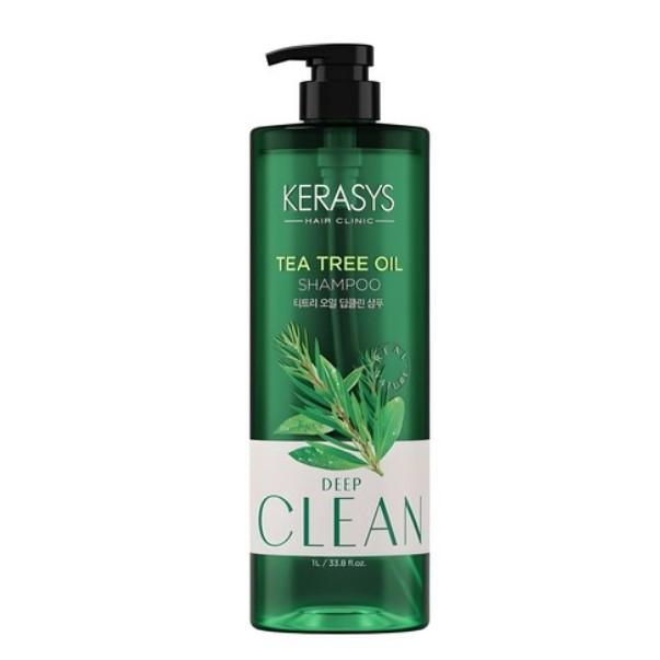 [Kerasys] Tea Tree Oil Shampoo/ Conditioner, 1L, Korean hair care