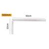 1pc 250mm-600m Square Right Ruler Angle 90 Turning Ruler Construction Carpenter Ruler For Building Framing Gauges Measuring Tool