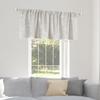 Curtain Valance for Kitchen , Short Design with Blackout Option and Rod Pocket