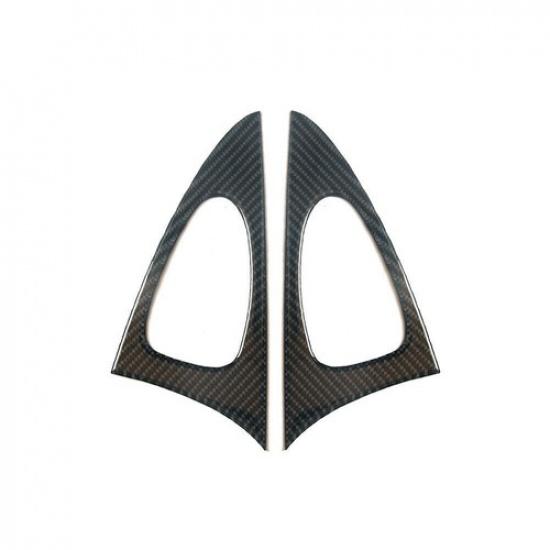 For Toyota Camry 2007-11 Carbon Fiber Interior Front Door Handle Cover Trim 2Pcs