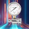 Upgraded Pressure Gauge Kit for Pressure Washer 3/8 Inches Quick Connect Power Washer Gauge Range 0-6000 PSI/0-40MPa