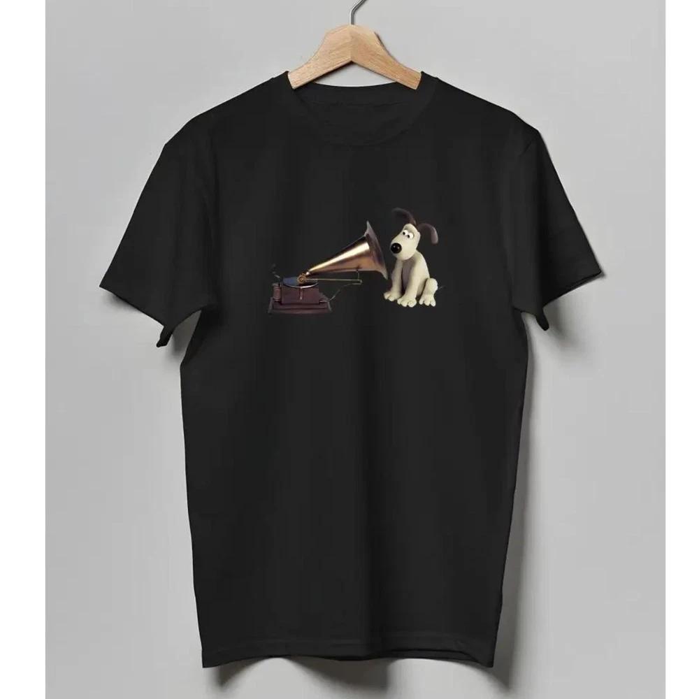 Black Wallace Gromit Graphic TShirt S
