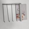 4 Layers Scarf Tie Hanger Self-adhesive Belt Storage Rack Durable Scarf Hanger Hook  Kitchen