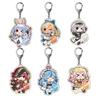Hololive Usada Pekora Shirdnui Fldre Shirogane Noel Houshou Marine Omaru Polka Kureiji Ollie HD Acrylic  Keychain Bag Pendant